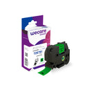 Armor Wecare TZE751 Texto Negro Sobre Fondo Verde Cintas Rotuladora Compatible Premium Brother