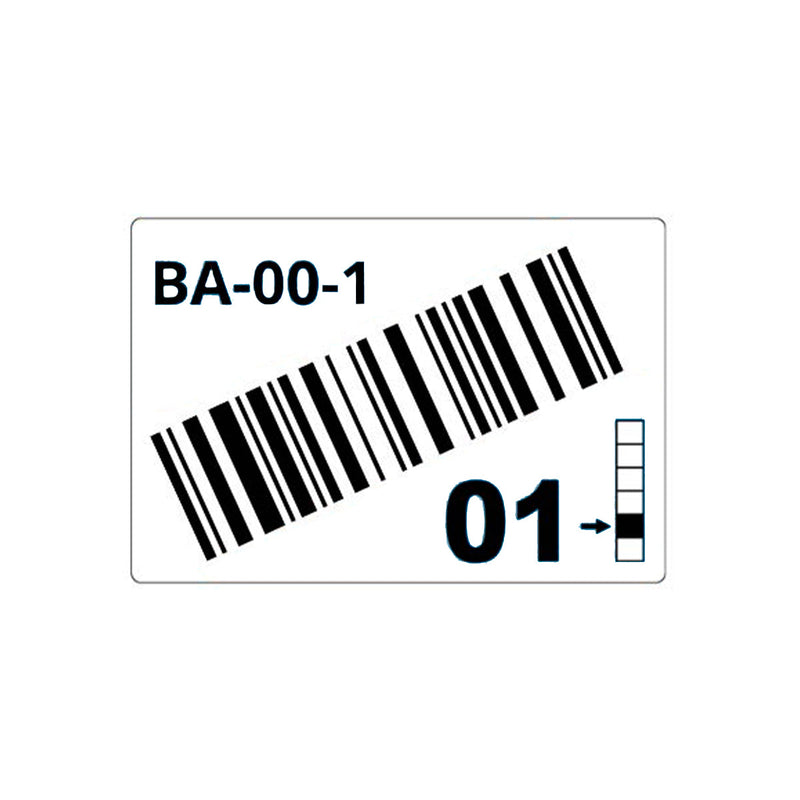 Brother LTZ12055FCB Rollo de etiquetas precortadas para estanterías y estanterías paletizadas con códigos de barras. Color: Blanco. Medidas: 55x85mm, 340 Etiquetas.