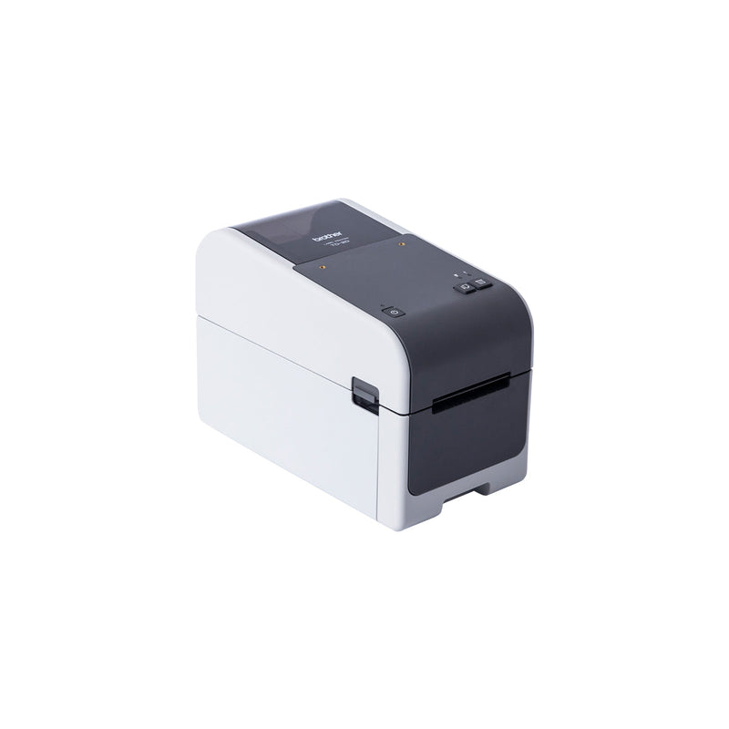 Brother TD-2320D203 Impresora de etiquetas de sobremesa linerless de tecnología térmica directa con tarjeta de red y resolución de 203ppp.