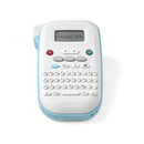 Brother PT-N10 Rotuladora Electronica de Sobremesa Portatil - Pantalla LCD - 3 Tipos de Letra, 10 Marcos y 250 Simbolos - Ancho de Cinta 12mm - Corte de Cinta Manual - Teclado QWERTY - Color Azul/Blanco