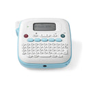 Brother PT-N25BT Rotuladora Electronica de Sobremesa Portatil Bluetooth - Pantalla LCD - 3 Tipos de Letra, 15 Marcos y 250 Simbolos - Ancho de Cinta 12mm - Corte de Cinta Manual - Teclado QWERTY - Color Azul/Blanco