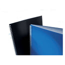 GBC Opaque Pack de 100 Portadas para Encuadernar - 180 Micras - Proteccion Definitiva - Color Negro