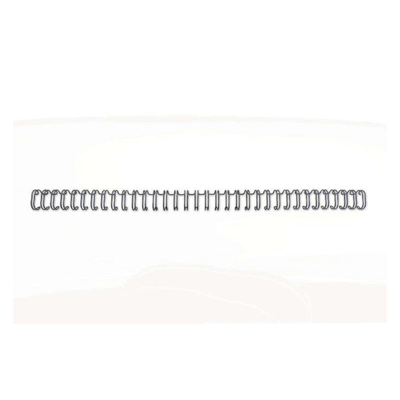 GBC Wirebind Pack de 100 Alambres de Encuadernacion 8mm para Paso 3:1 Redondo o Cuadrado - Formato A4 - Para 34 Orificios - Encuaderna hasta 70 Hojas - Color Negro