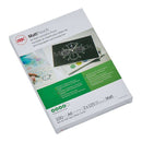 GBC Carteras Plastificacion Mate - A4, 2x125 Micras - Resistente Al Agua - Acabado Mate - Tamaño 216x303mm - Superficie Escribible - Duracion Prolongada - Adaptabilidad Al Papel - Color Transparente