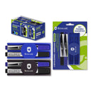 Bismark Pack de 2 Rotuladores para Pizarra + Borrador con Funcion Magnetica - Ideal para Uso en Oficinas y Aulas - Color Surtido
