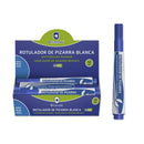 Bismark Rotulador Pizarra Tinta a Base de Alcohol - Punta Media de Fibra Acrilica - Punta Redonda - Color Azul