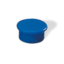 Dahle 95513 Pack de 10 Imanes para Pizarra Blanca - Diametro de 13mm - Color Azul