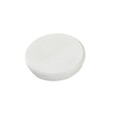 Dahle 95532 Pack de 10 Imanes para Pizarra Blanca - Diametro de 32mm - Color Blanco