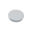Dahle 95532 Pack de 10 Imanes para Pizarra Blanca - Diametro de 32mm - Color Gris
