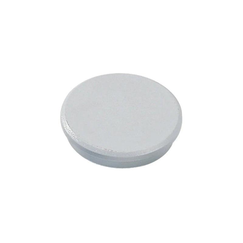 Dahle 95532 Pack de 10 Imanes para Pizarra Blanca - Diametro de 32mm - Color Gris