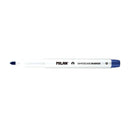 Milan Rotulador para Pizarra Blanca con Punta Redonda - Punta 3.7 mm - Tinta a Base de Alcohol - Borrable en Seco - Color Azul