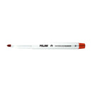 Milan Rotuladores para Pizarra Blanca con Punta Redonda - Punta 3.7 mm - Tinta a Base de Alcohol - Borrable en Seco - Color Rojo