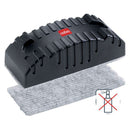 Nobo Borrador Magnetico para Pizarra Blanca - Borra en Seco - Elimina Residuos de Tinta y Suciedad - Color Negro