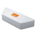 Nobo Borrador Microfibra para Pizarra Blanca - Eliminacion Eficaz de Tinta y Suciedad - Blanco - Almohadilla Lavable - Iman Integrado - Incluye 1 Almohadilla - Paquete de 2 Almohadillas Reemplazables