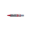 Pentel Maxiflo Rotulador para Pizarra Blanca - Regulacion del Flujo de Tinta - Punta Redonda - Ancho de Linea 2,5mm - 50% de Materiales Reciclados - Color Rojo