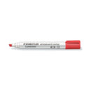 Staedtler Lumocolor 351 Marcador para Pizarra Blanca - Punta Biselada 2 - 5mm Aprox - Secado Rapido - Color Rojo