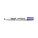 Staedtler Lumocolor 351 Rotulador para Pizarra Blanca - Punta Redonda - Trazo 2mm - Capuchon con Clip - Color Violeta