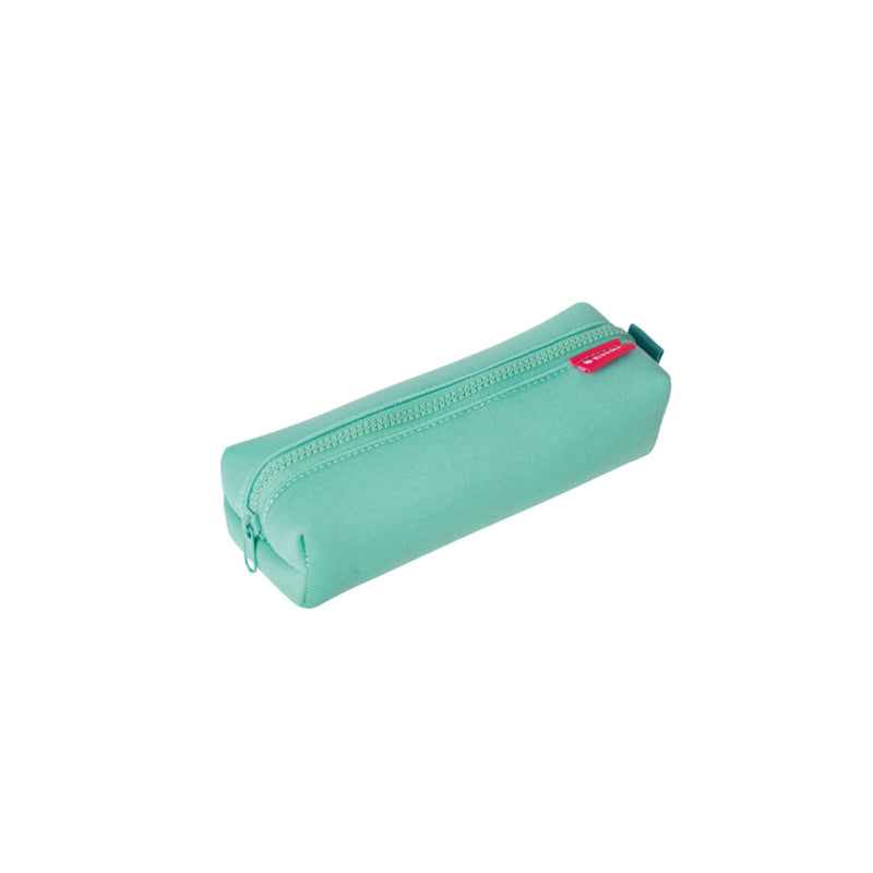 Enri Estuche Portatodo de 1 Compartimento - Fabricado en Neopreno - Color Verde Azulado