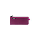 Leitz WOW Bolsa Porta-Todo Mediana 2 Compartimentos - Tamaño 85x6x210mm - Lavable y Duradera - Cierre de Cremallera - Color Fucsia