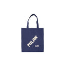 Milan Serie 1918 Tote Bag Bolsa de Tela - Tamaño  50x38x41cm - Asa Larga 27cm - Tejido 'ripstop' - Color Azul Oscuro