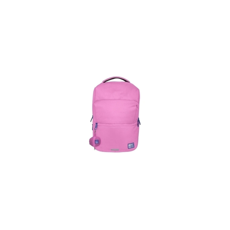 Oxford B-Ready Mochila 28L - Tamaño 42x30x15cm - Bolsillo Acolchado - Asa Superior - Funda para Lluvia - Poliester Reciclado RPET - Color Rosa