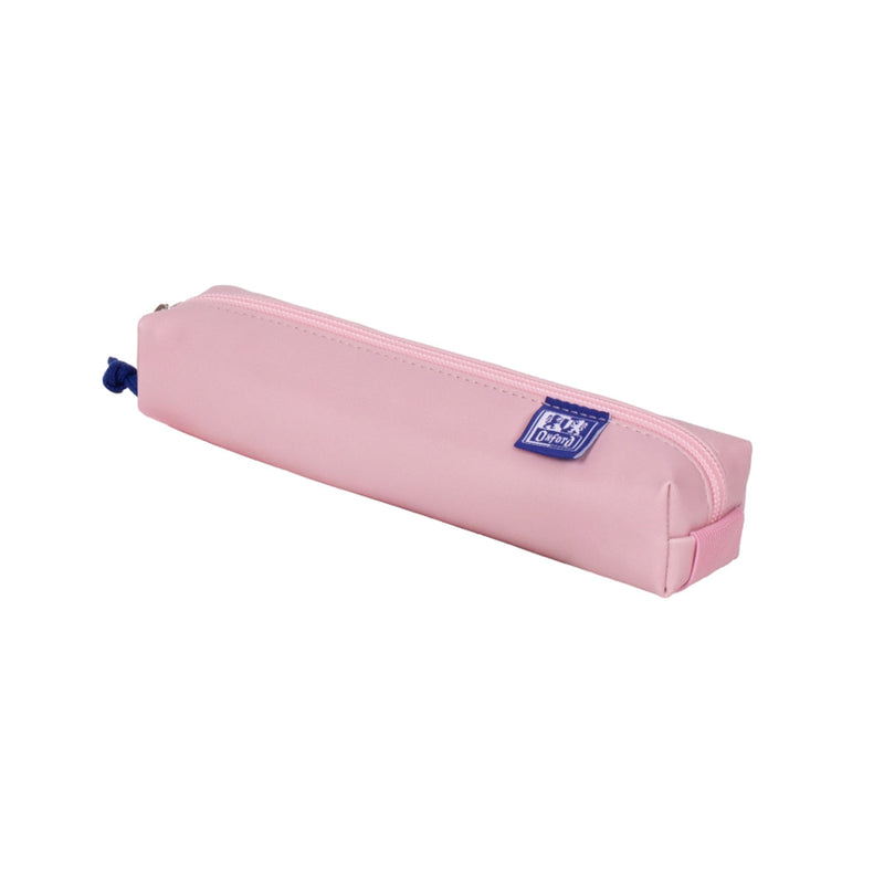 Oxford Kangoo & You Estuche Cuadrado Pequeño - Fabricados en Napa - Goma Elastica para unirlo al Cuaderno - Color Rosa