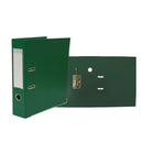 Bismark Archivador A-Z PVC A4 Lomo 75mm - Gran Resistencia - Tarjetero en el Lomo - Cartoneras Metalicas en el Borde Inferior - Mecanismo de Palanca - Color Verde