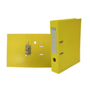 Bismark Archivador A-Z Formato Folio - PVC de Gran Resistencia - Tarjetero en el Lomo - Cartoneras Metalicas en el Borde Inferior - Mecanismo de Palanca - Color Amarillo