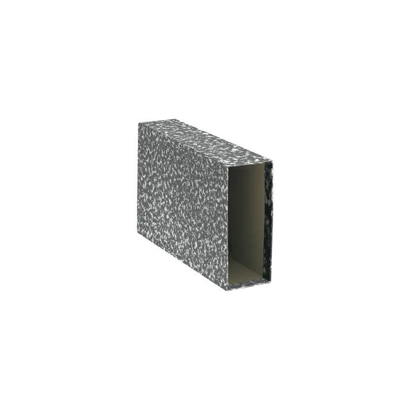 Dohe Archiclas Funda de Archivador Formato Cuarto Apaisado - Medidas 288x215x82mm - Carton Forrado con Papel Impreso - Color Gris Jaspeado