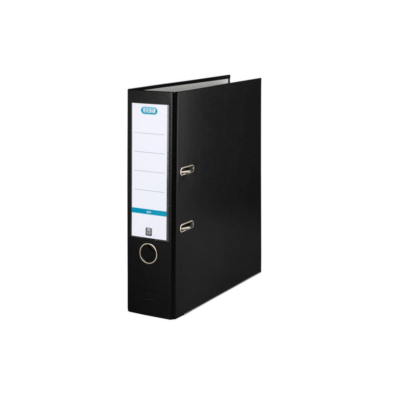 Elba Archivador Palanca Rado Top A4 - Resistente y Duradero - Capacidad para 80mm de Documentos - Tamaño A4 - Color Negro