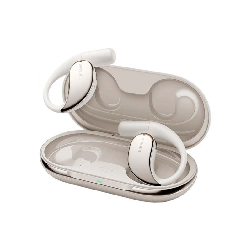 Xiaomi OpenWear Auriculares Bluetooth 5.3 TWS - Diseño Abierto - Doble Microfono con Reduccion de Ruido - Autonomia hasta 7.5h - Control Tactil - Color Beige