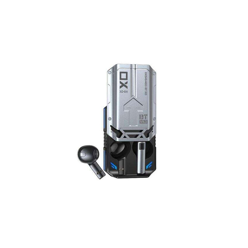 XO Auriculares Inalambricos - Caja con Iluminacion Rgb - Bluetooth 53 - Hasta 4 Horas de Musica - Bateria de 30Mah - Carga Completa 3 Veces - Dimensiones 68x23x47mm - Peso 74gr - Sonido de Apertura y Cierre - Color Negro
