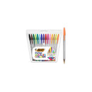 Bic Cristal Multicolour Pack de 15 Boligrafos de Bola - Punta 1.6mm - Trazo 0.42mm - Tinta con Base de Aceite - Colores Surtidos