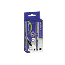 Bismark Boligrafo Tinta Liquida Punta Aguja - Escritura Suave - Alta Precision - Color Negro