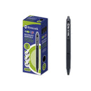 Bismark Fix Boligrafo Retractil Borrable - Punta Fina 0.7mm - Con Clip - Color Negro