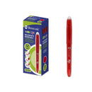 Bismark Fix Boligrafo Borrable - Punta Fina 0.7mm - Con Capuchon - Color Rojo
