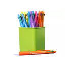 Molin Pack de 25 Boligrafos Retractiles de 4 Colores - Punta de Bola Media - Tinta Base de Aceite - Cuerpo de Colores Surtidos