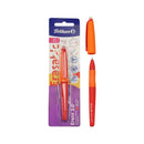 Pelikan Roller Erase 2.0 Boligrafo Trazo 0.7mm - Empuñadura Ergonomica - Larga Duracion de la Tinta - Diseño Fresco y Divertido - Color Rojo