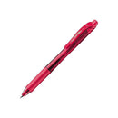Pentel Energel X Boligrafo de Bola Retractil - Punta 0.7mm - Trazo 0.35mm - Tinta Gel - Recargable - Grip de Agarre - 50% de Materiales Reciclados - Color Rojo