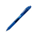 Pentel Energel X Boligrafo de Bola Retractil - Punta 0.7mm - Trazo 0.35mm - Tinta Gel - Recargable - Grip de Agarre - 50% de Materiales Reciclados - Color Azul