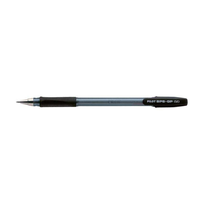 Pilot BPS-GP Boligrafo de Bola con Punta Mediana de 1mm - Trazo de 0.25mm - Recargable - Color Negro