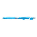 Uni-ball JetStream Sport SXN-150C-07 Boligrafo Retractil - Punta de Bola 0.7mm - Tinta Pigmentada Resistente al Agua y Luz - Secado Instantaneo - Color Azul Claro