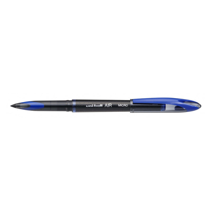 Uni-ball AIR MICRO UBA-188-M Rollerball - Punta de Acetato Plastico 0.5mm - Tinta Pigmentada Resistente al Agua y Luz - Color Azul
