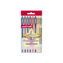 Uni-ball Signo Angelic Pack de 8 Rollers de Tinta Gel - Punta de Bola 0.7mm - Tinta Resistente al Agua y Luz - Escribe en Papel Negro y Blanco - Colores Surtidos