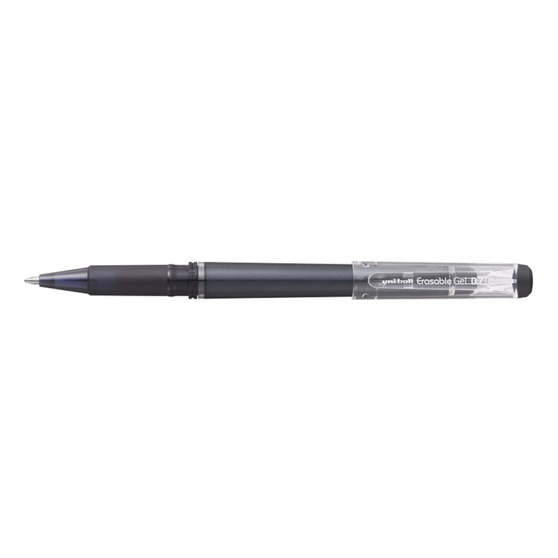 Uni-ball UF-222 Roller de Gel Borrable - Punta de Bola 0.7mm - Tinta Termosensible - Doble Goma Borradora - Color Negro