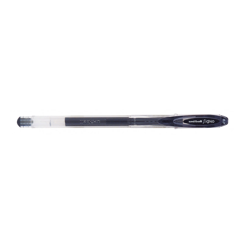 Uni-ball Signo UM-120 Boligrafo de Tinta Gel - Punta de Bola 0.7mm - Tinta Resistente al Agua y Luz - Color Negro