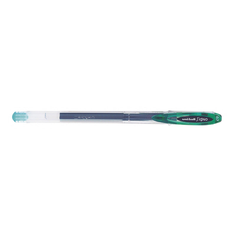 Uni-ball Signo UM-120 Boligrafo de Tinta Gel - Punta de Bola 0.7mm - Tinta Resistente al Agua y Luz - Color Verde
