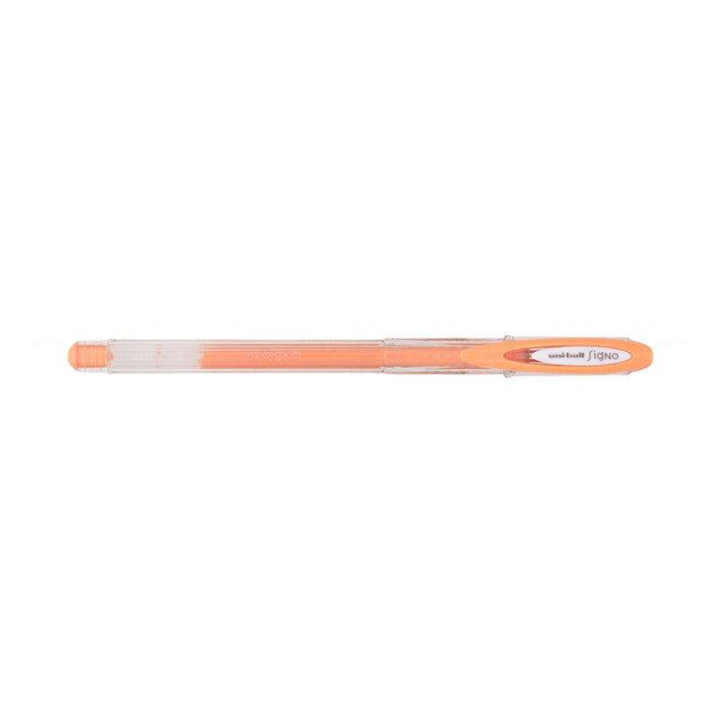 Uni-ball UM-120AC Signo Angelic Roller de Tinta Gel - Punta de Bola 0.7mm - Tinta Resistente al Agua y Luz - Escribe en Papel Negro y Blanco - Color Naranja