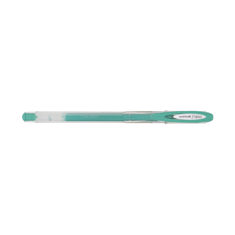 Uni-ball UM-120AC Signo Angelic Boligrafo de Tinta Gel - Punta de Bola 0.7mm - Tinta Resistente al Agua y Luz - Escribe en Papel Negro y Blanco - Color Verde