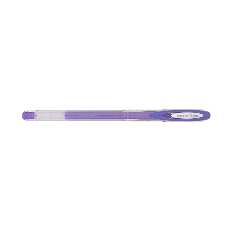 Uni-ball UM-120AC Signo Angelic Roller de Tinta Gel - Punta de Bola 0.7mm - Tinta Resistente al Agua y Luz - Escribe en Papel Negro y Blanco - Color Violeta